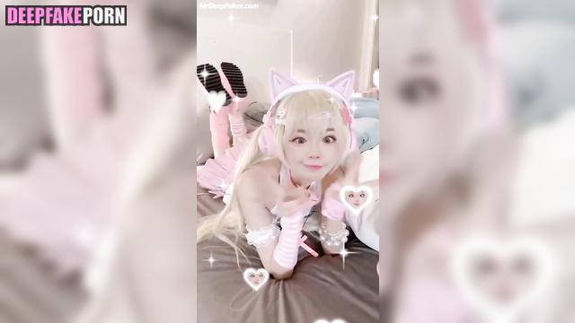 Cute and sexy dance in different clothes, Tsuruko fakeapp