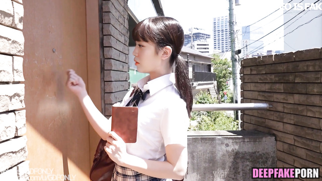 Old fart cuming on her springy boobs, Rei face swap アイヴ 本物の偽物 [PREMIUM]