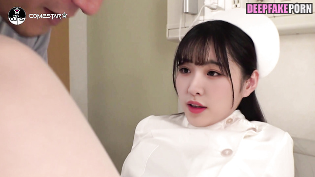 Lascivious nurse Yena IZ*ONE fucked in hospital, ai / アイズワン 本物の偽物 [PREMIUM]