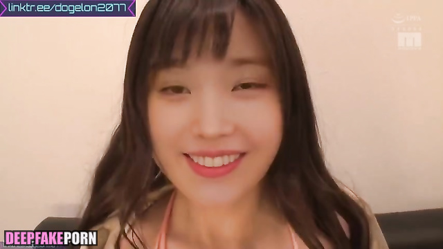 IU 아이유 satisfies me all naked with her handjob face swap 얼굴 스왑