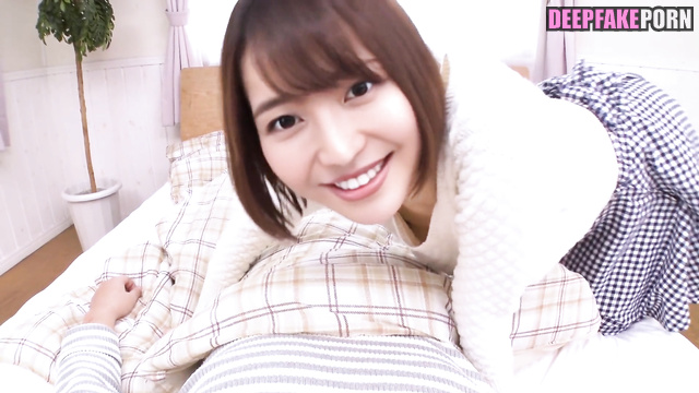 Horny Japanese wife wants to play with her husband (random face swap)