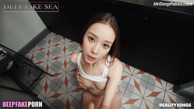 Professional bitch Winter Aespa made pov footjob, ai - 윈터 에스파