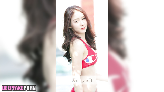 Dirty talk in red bikini / 로제 블랙핑크 Rose deepfake video [PREMIUM]