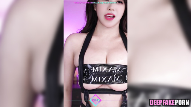 카리나 에스파 Karina loves dances in leather underwear / real fake [PREMIUM]