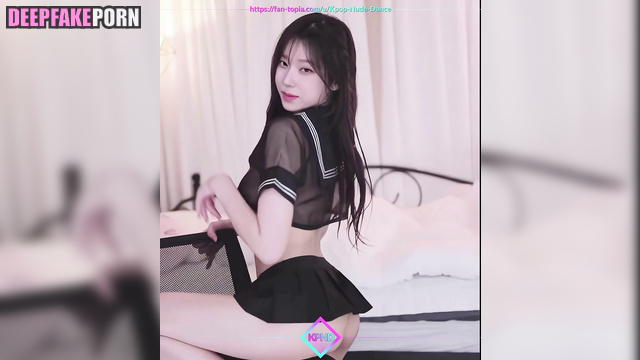 Lewd schoolgirl dancing all day (윈터 에스파) Winter solo ai scene [PREMIUM]