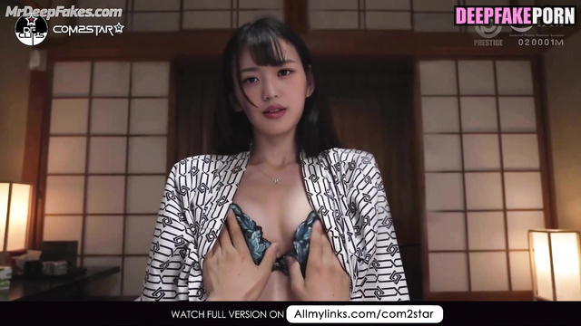 Wonyoung (アイヴ セレブのセックス) allowed to touching her boobs - fakeapp