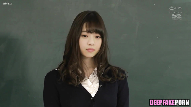 Pretty trainer Nanase Nishino was fucked between boobs, ai - 西野七瀬 乃木坂46