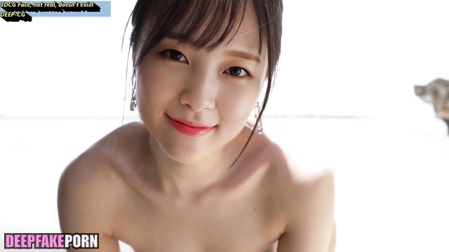 Hot posing at the beach, Arin Oh My Girl face swap (아린 연예인 섹스)