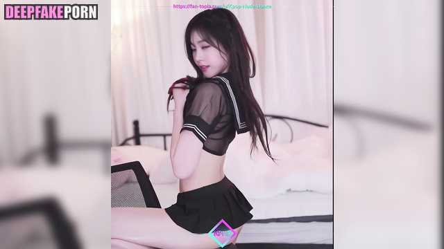 Karina solo sex tape in hot schoolgirl suit - 카리나 에스파 [PREMIUM]