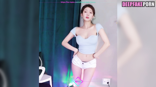 Busty girl danced in her room - Minnie face swap (민니 진짜 가짜) [PREMIUM]