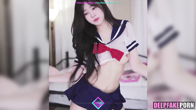 キムミンジュ IZ*ONE アイズワン Minju was bored and made sexy dance video 人工智能 AI [PREMIUM]