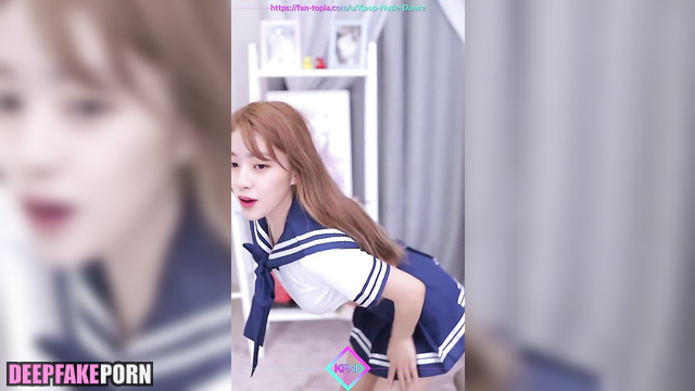 Schoolgirl dancing for her teacher - Yujin face swap (アイズワン 本物の偽物) [PREMIUM]