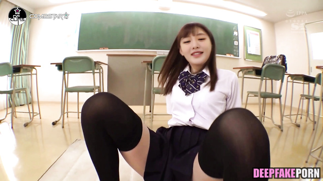 Fake Minnie (민니 섹스 장면) having awesome fuck in high school // [PREMIUM]