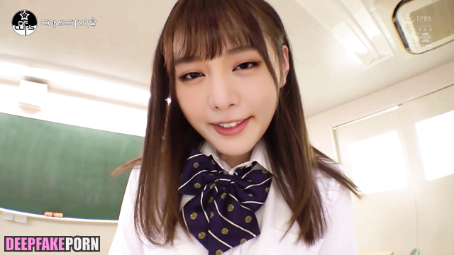 Fake Minnie (민니 섹스 장면) having awesome fuck in high school // [PREMIUM]