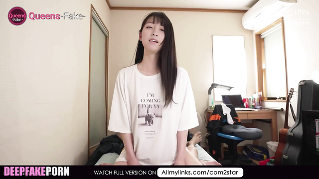 Kanna Hashimoto having sex in t-shirt her boyfriend, ai (橋本 環奈 セレブのセックス)