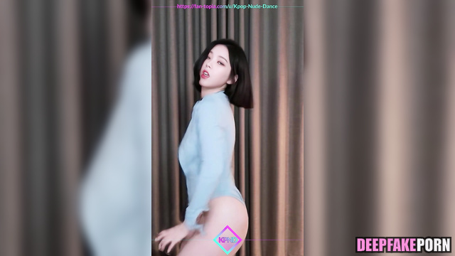 Dances in blue bikini - Karina (카리나 에스파) cool real fake / [PREMIUM]