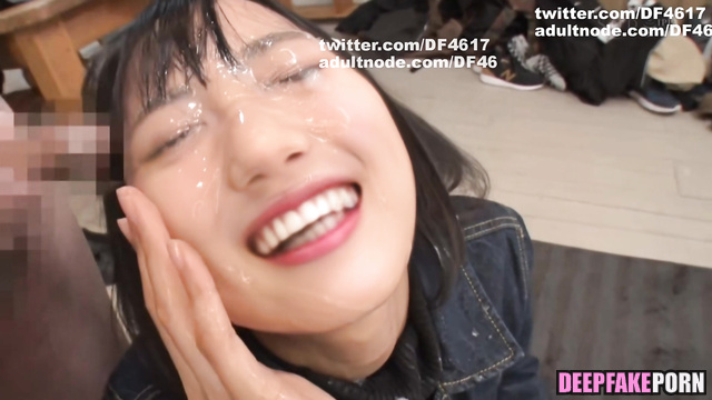 やました みづき 乃木坂46 Yamashita Mizuki (Massive bukkake 12 shots) Fake フェイクポルノ [PREMIUM]