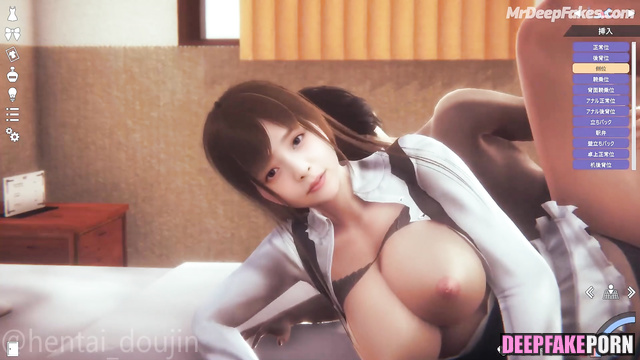 Cartoon fake porn - massive tits of Sumire Uesaka (上坂 すみれ フェイクポルノ)