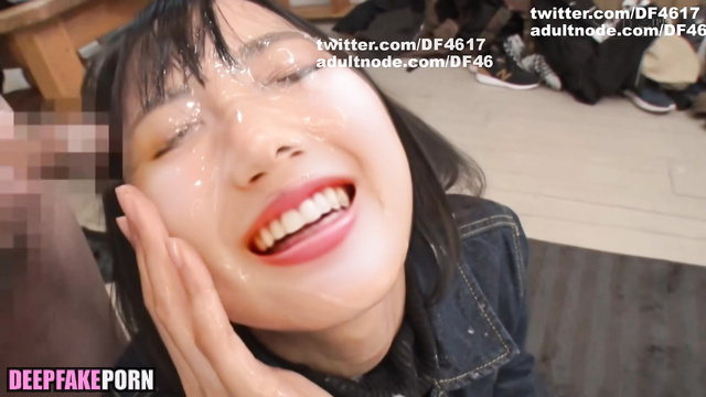 Inoue Sayuri from Nogizaka46 covered in cum - 井上小百合 乃木坂46 ぶっかけ ディープフェイク [PREMIUM]