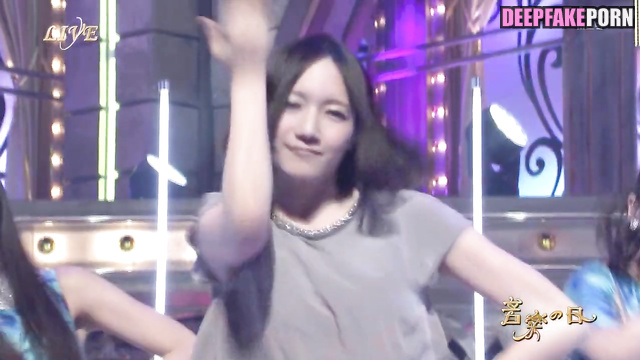 Fake Nocchi from Perfume enjoys riding on cock // のっち パフューム フェイクポルノ