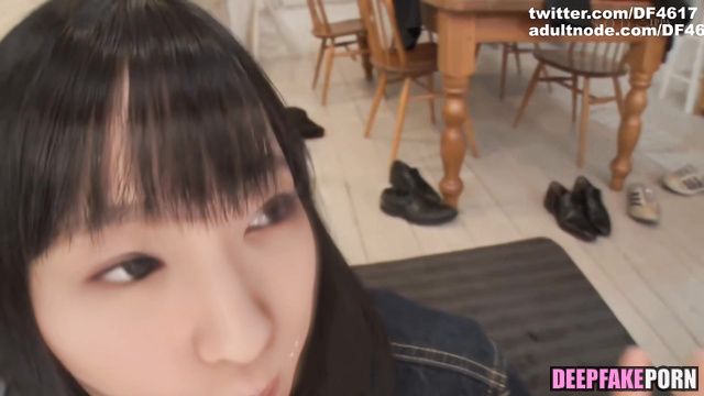 Japanese fake bukkake - Aimi is covered in cum (愛美 ぶっかけ ディープフェイク エロ) [PREMIUM]