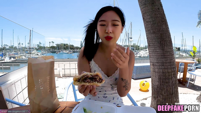 Doggystyle fuck after McDonald's // アイズワン 本物の偽物 Yujin face swap [PREMIUM]