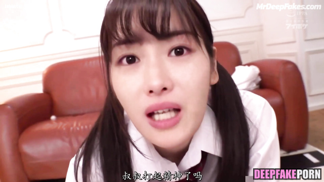 Fake schoolgirl Satomi Ishihara sucking cock to teacher - 石原 さとみ 本物の偽物