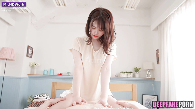 Pretty babe Naeun enjoying tender morning sex, ai / エーピンク 本物の偽物 [PREMIUM]