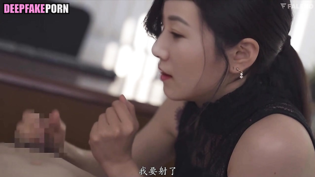 Han Xue making footjob in pantyhose, hot adult video (韩雪 名人性爱) [PREMIUM]