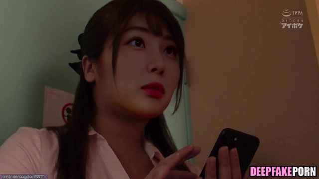 Brunette loves sex in library - fake Hyewon (アイズワン セレブのセックス) [PREMIUM]