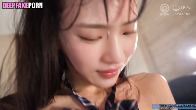 Hot schoolgirl Minji got first sex experience, ai (ニュージーンズ 本物の偽物) [PREMIUM]