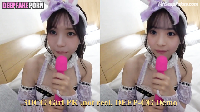 Sexy Hanni and Karina enjoying vibrator - real fake (ニュージーンズ 大人用テープ)