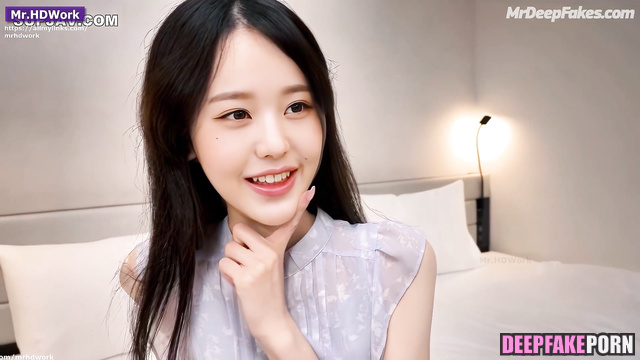 Modest cutie Wonyoung IVE is completely naked (アイヴ 本物の偽物)