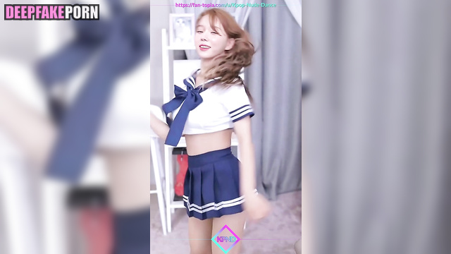 Babe dancing in schoolgirl uniform - 윈터 에스파 Winter in ai scenes [PREMIUM]