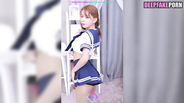 Babe dancing in schoolgirl uniform - 윈터 에스파 Winter in ai scenes [PREMIUM]