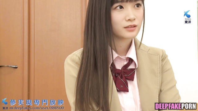 Schoolgirl sucks cock like a mature bitch - Manatsu Akimoto ai 秋元真夏 乃木坂46