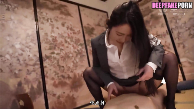 Lady boss fucking subordinate // Gina Jin (金晨 性爱录像带) face swap