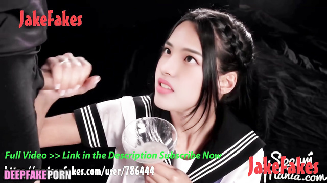 Hot Minji asked her boy for cum in a goblet, ai scene / ニュージーンズ セックスシーン