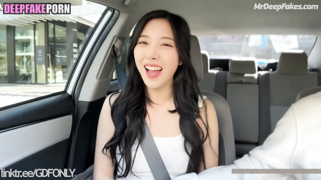 Fake Jiwoo fucked with driver for free drive (지우 엔믹스)