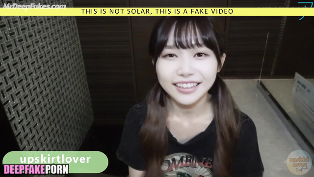 Skinny girl is ready for fuck all night - Solar celebrity sex / 솔라 마마무