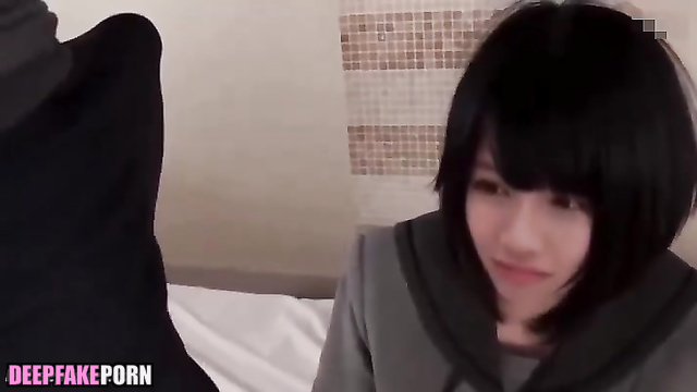 School slut makes brilliant blowjob - 渡邉美穂 日向坂46 Miho Watanabe [fakeapp]