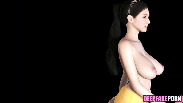 Huge & naked boobs - cartoon Jisoo (지수 블랙핑크) having fun - A.I. [PREMIUM]