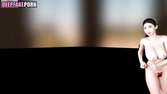 Huge & naked boobs - cartoon Jisoo (지수 블랙핑크) having fun - A.I. [PREMIUM]