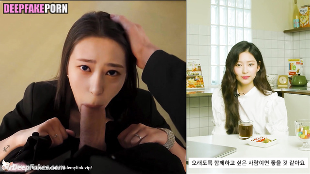 Photo shoot turned into wild anal fuck, fake Minju // アイズワン セレブのセックス