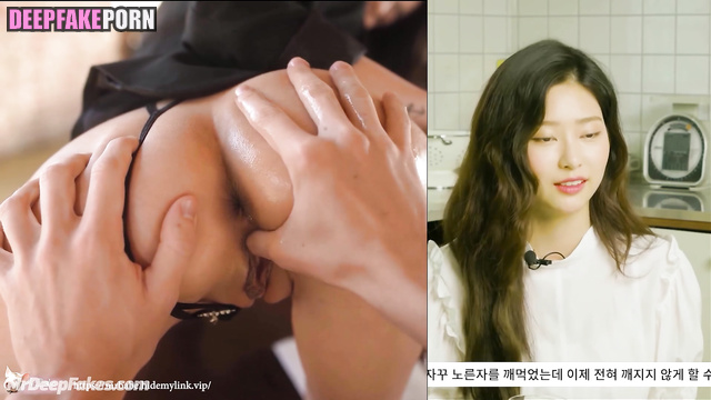 Photo shoot turned into wild anal fuck, fake Minju // アイズワン セレブのセックス