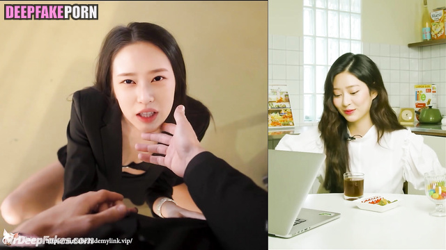 Photo shoot turned into wild anal fuck, fake Minju // アイズワン セレブのセックス