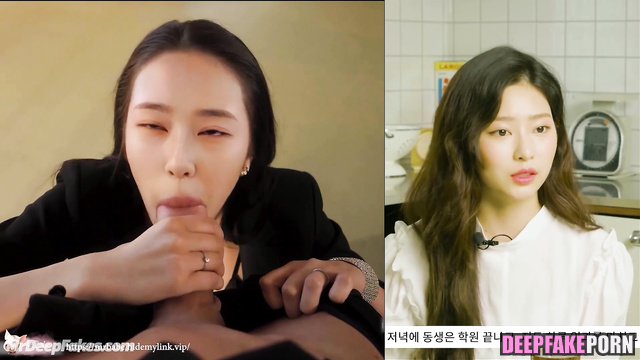 Photo shoot turned into wild anal fuck, fake Minju // アイズワン セレブのセックス