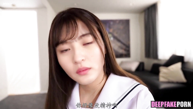 My pretty Endo Sakura 遠藤 さくら jumps on my cock POV Nogizaka46 人工知能 AI