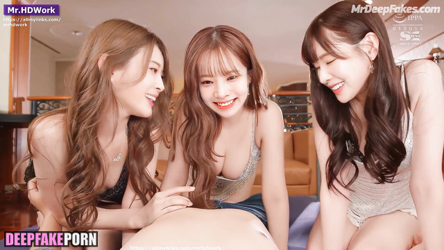 Fake Nara, Dahyun, Irene showing sexy tits / トゥワイス ディープフェイクビデオ