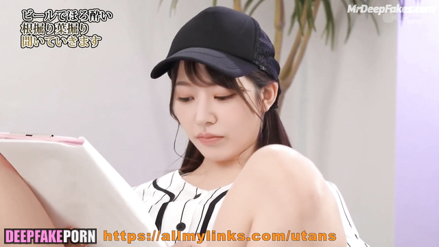 フェイクポルノ Sakura makes さくら fake porn jumping on colleague IZ*ONE/アイズワン